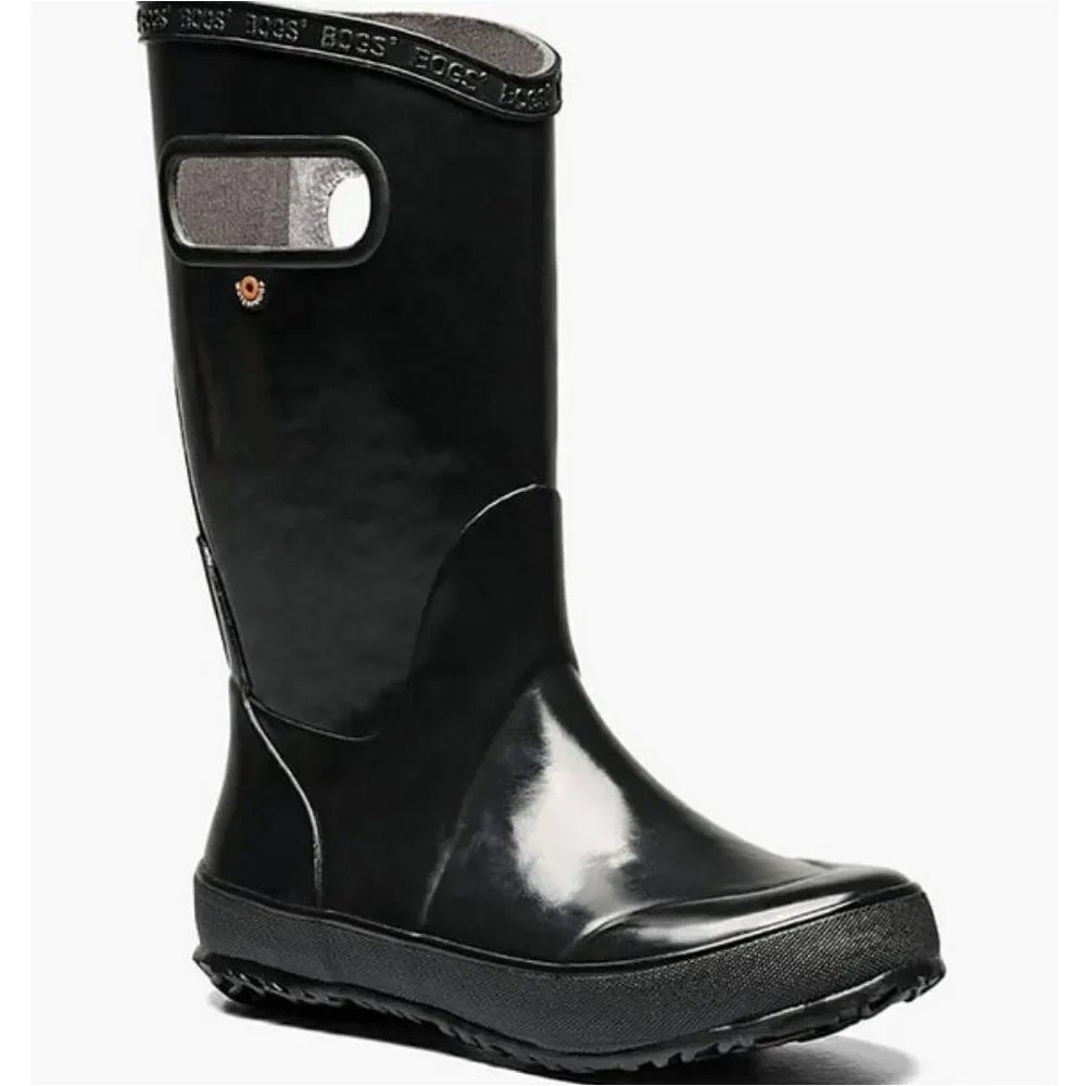 (S-4201) BOGS Unisex Kids' Rainboot Solid Lightweight Waterproof Boots Sz 2